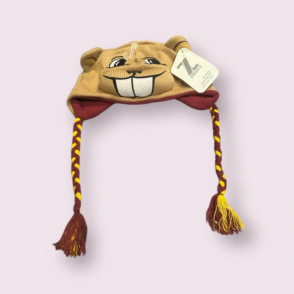 ZooZatz NWT Minnesota Golden Gophers Winter Hat Toddler